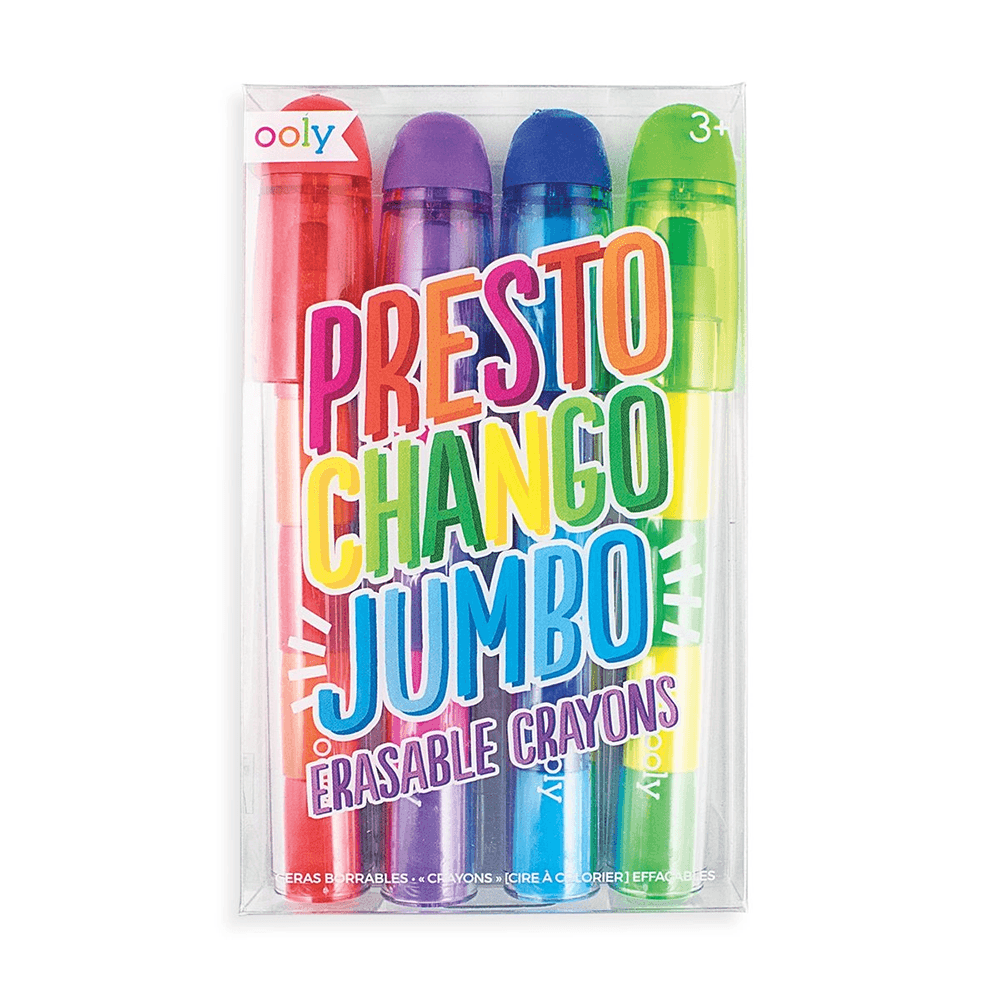Presto Chango Jumbo Erasable Crayons, Shopsweetluluss
