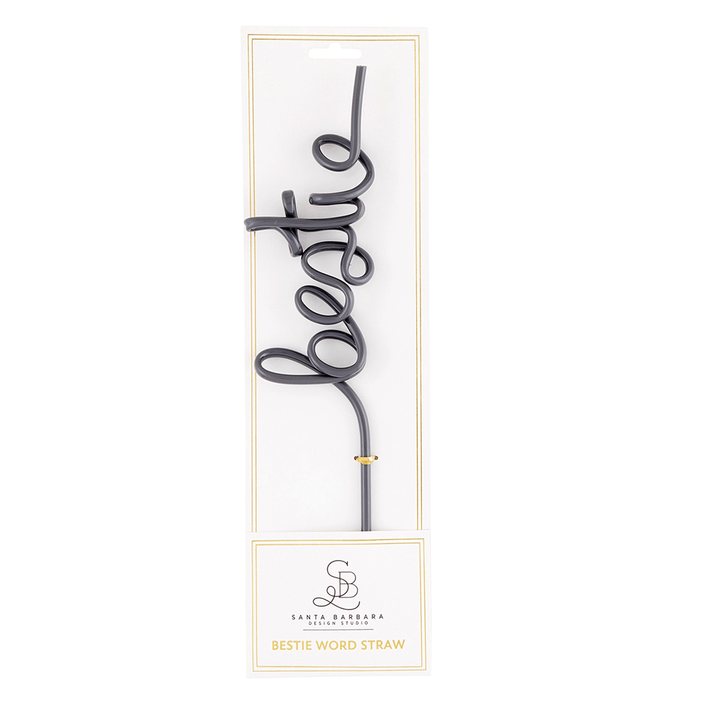 Pretty Word Straw - Bestie, Shopsweetluluss