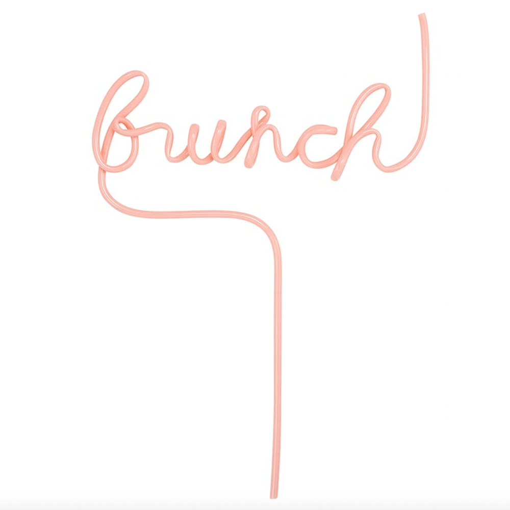 Pretty Word Straw - Brunch, Shopsweetluluss