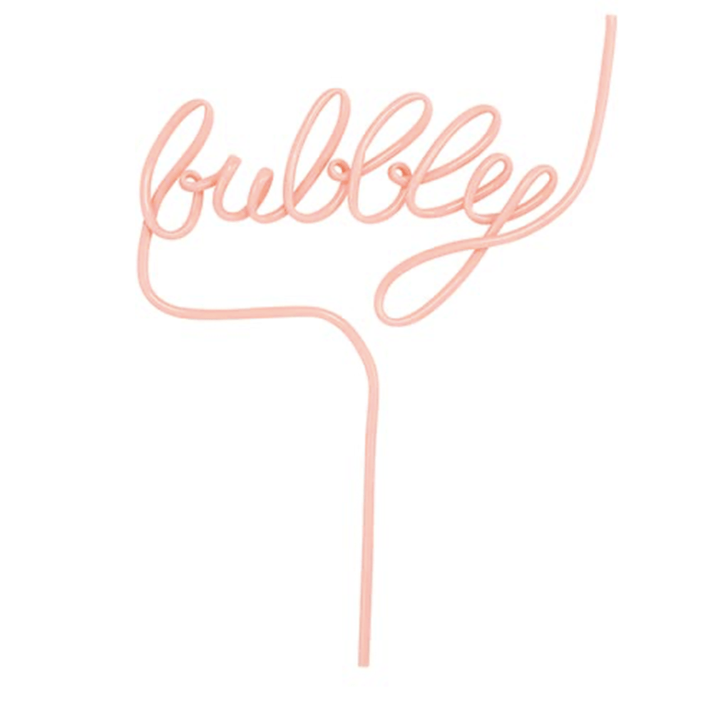 Pretty Word Straw- Bubbly, Shopsweetluluss