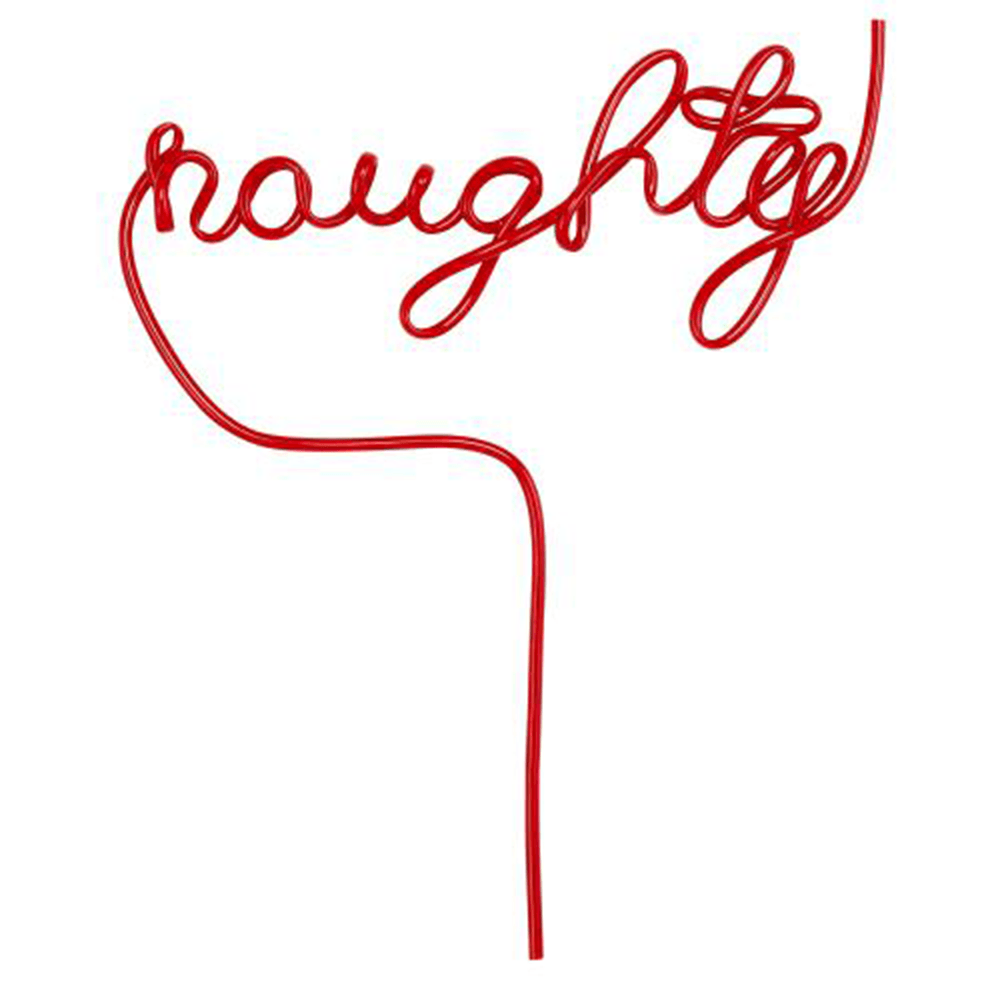 Pretty Word Straw- Naughty, Shopsweetluluss