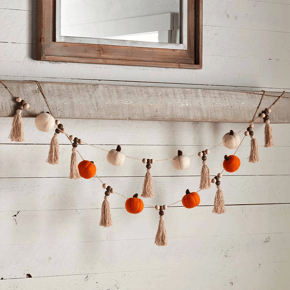 Pumpkin Tassel Garland - 2 Color Options, Shopsweetluluss