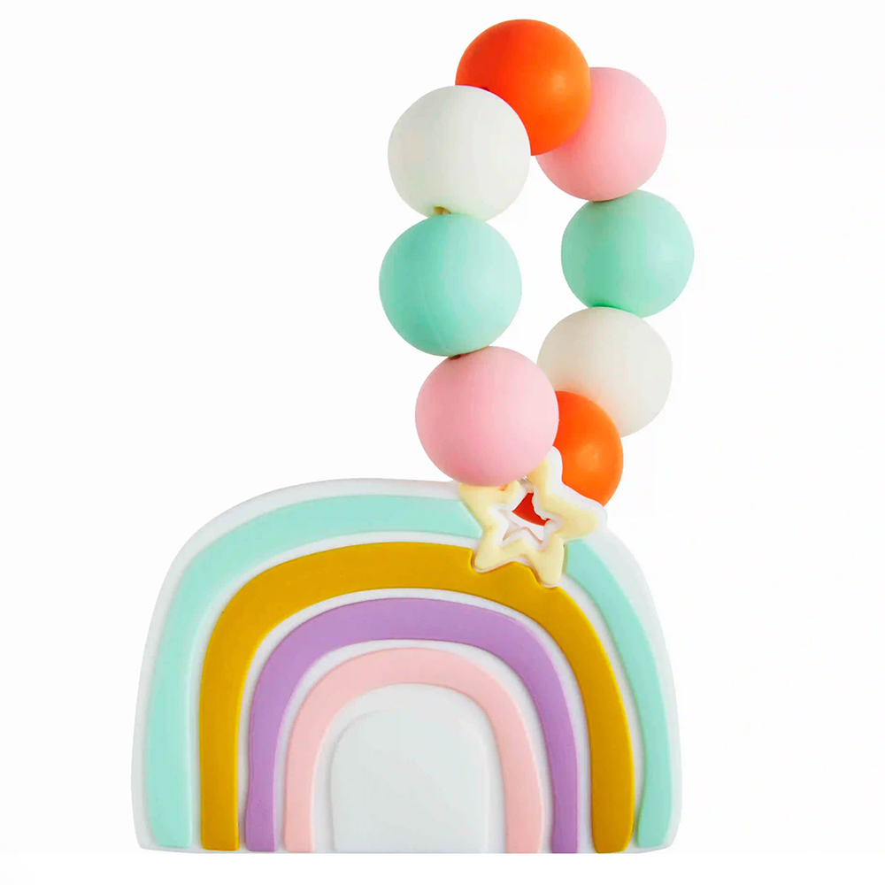 Rainbow Teether - 2 Color Options, Shopsweetluluss