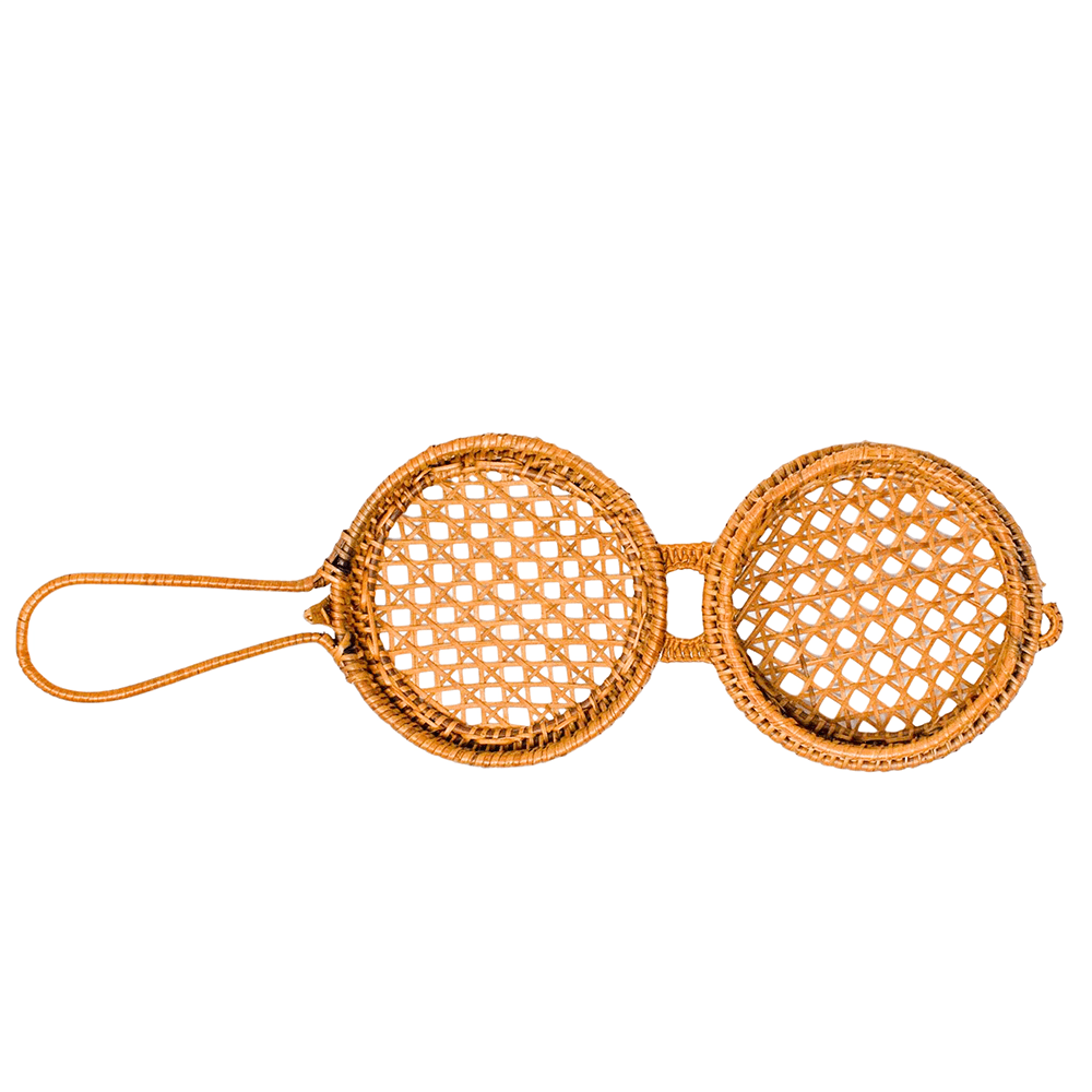 Rattan Round Pouch, Shopsweetluluss
