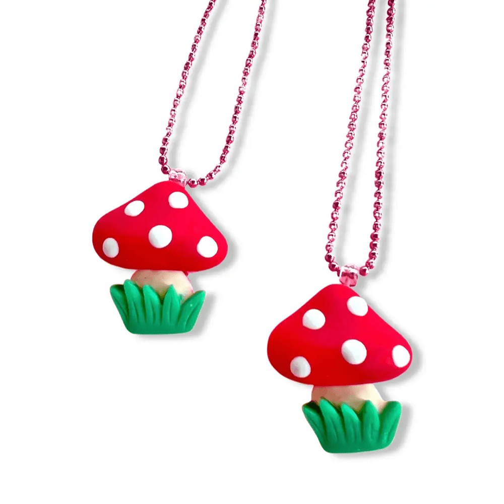 Red Mushroom Necklace, Shopsweetluluss