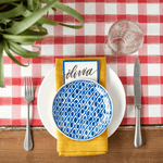 Red Painted Check Paper Runner, Shopsweetluluss