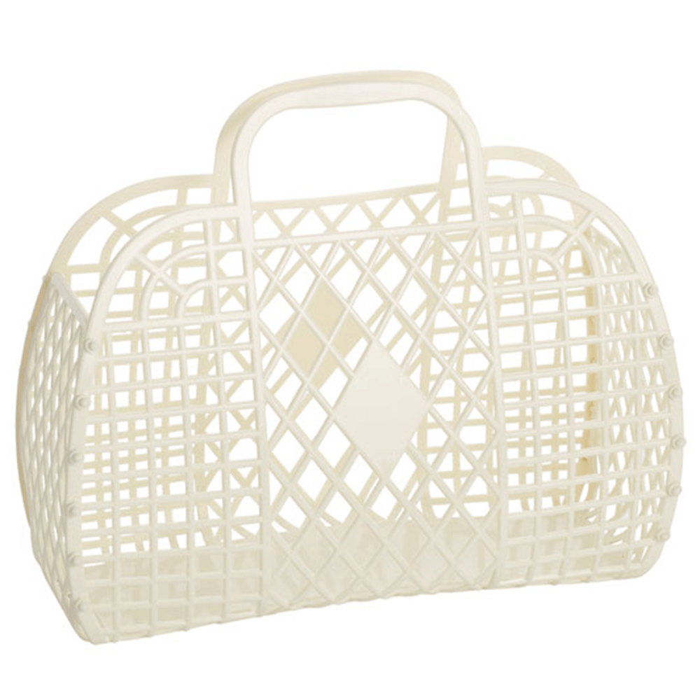 Retro Basket Jelly Bag, Cream, Shopsweetluluss