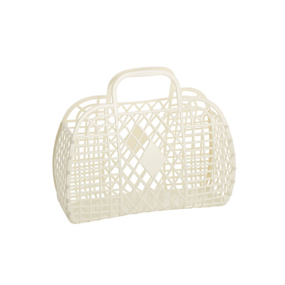 Retro Basket Jelly Bag, Cream, Shopsweetluluss