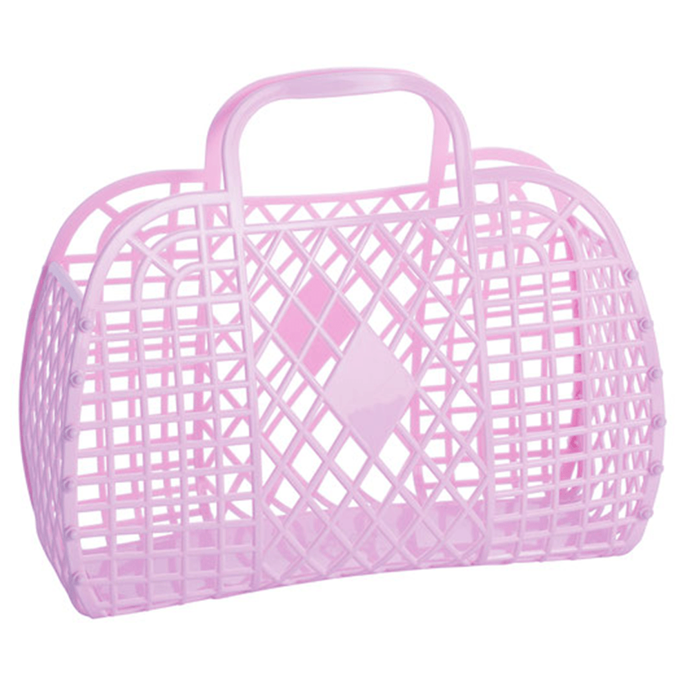 Retro Basket Jelly Bag, Lilac, Shopsweetluluss