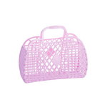Retro Basket Jelly Bag, Lilac, Shopsweetluluss