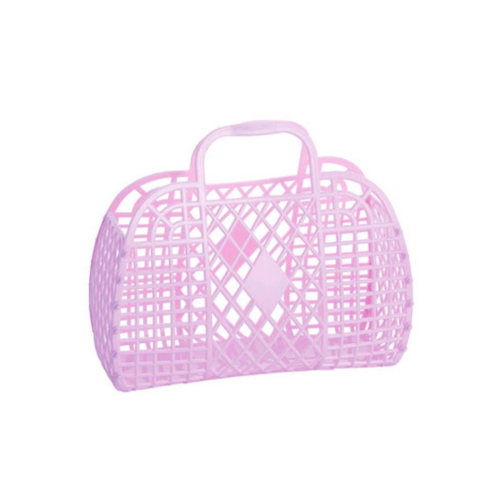 Retro Basket Jelly Bag, Lilac, Shopsweetluluss