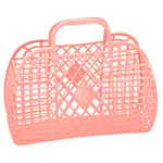 Retro Basket Jelly Bag, Peach, Shopsweetluluss