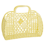 Retro Basket Jelly Bag, Yellow, Shopsweetluluss
