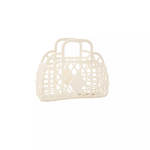 Retro Basket Jelly Bag, Mini - Cream, Shopsweetluluss