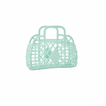 Retro Basket Jelly Bag, Mini - Mint, Shopsweetluluss