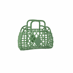 Retro Basket Jelly Bag, Mini - Olive, Shopsweetluluss