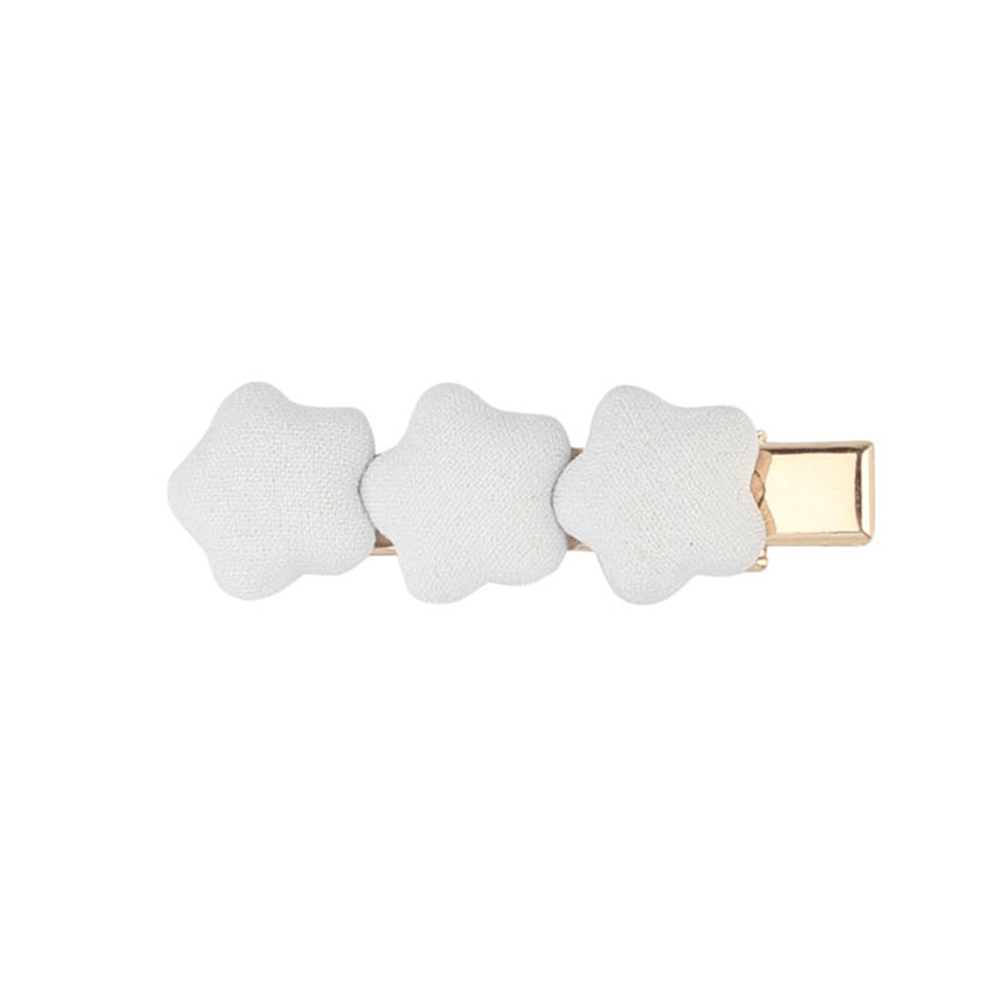 Rosebud Triple Flower Hairpin - White, Shopsweetluluss