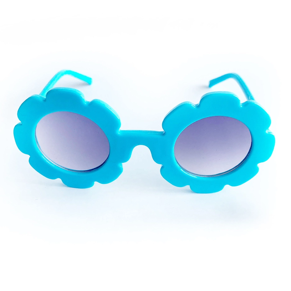 Round Wild Flower Sunnies - Turquoise, Shopsweetluluss