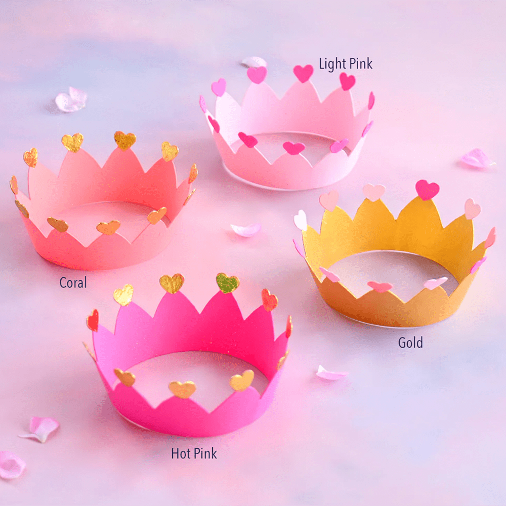 Royal Heart Crown - 4 Color Options, Shopsweetluluss