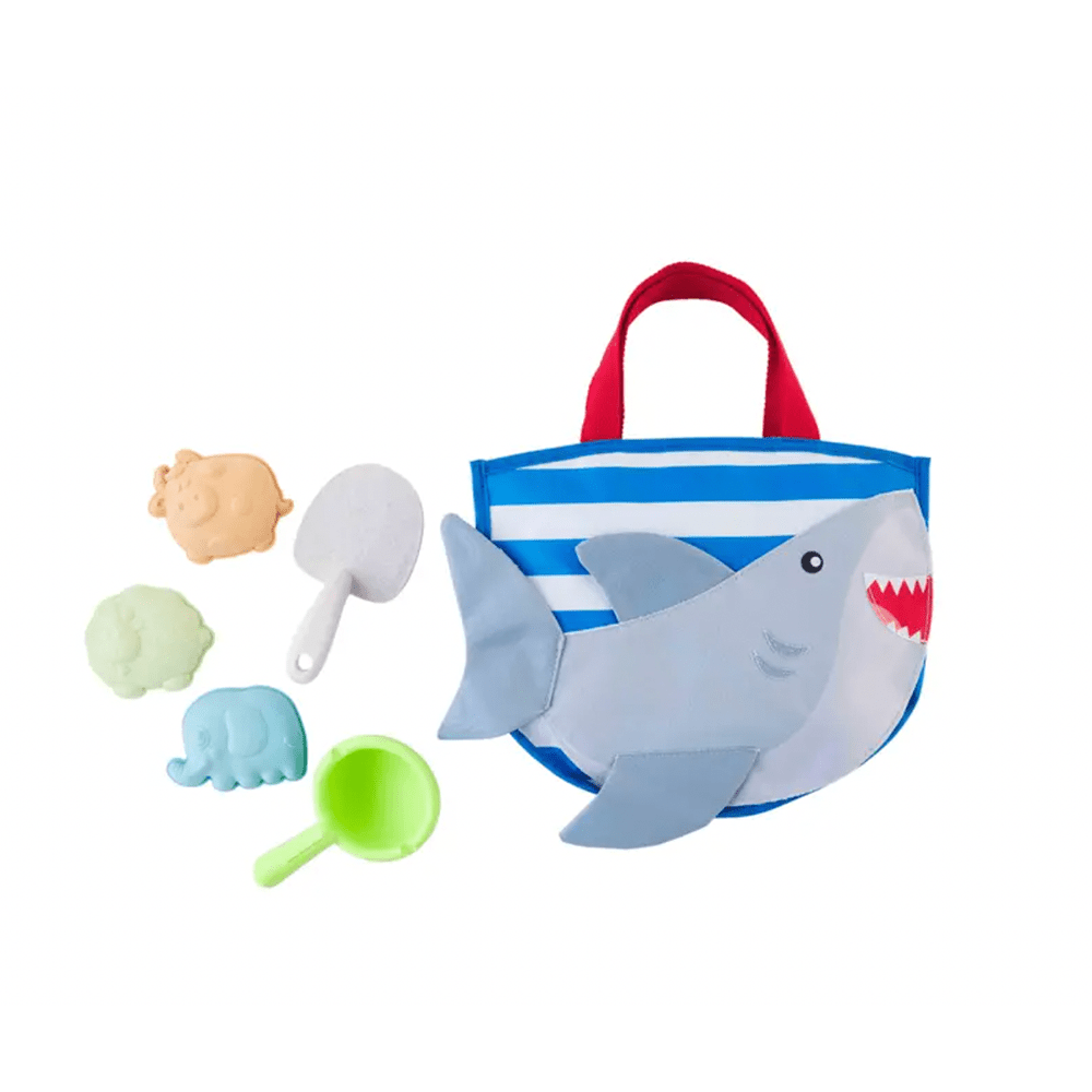 Sand Toy Tote Set - Shark, Shopsweetluluss