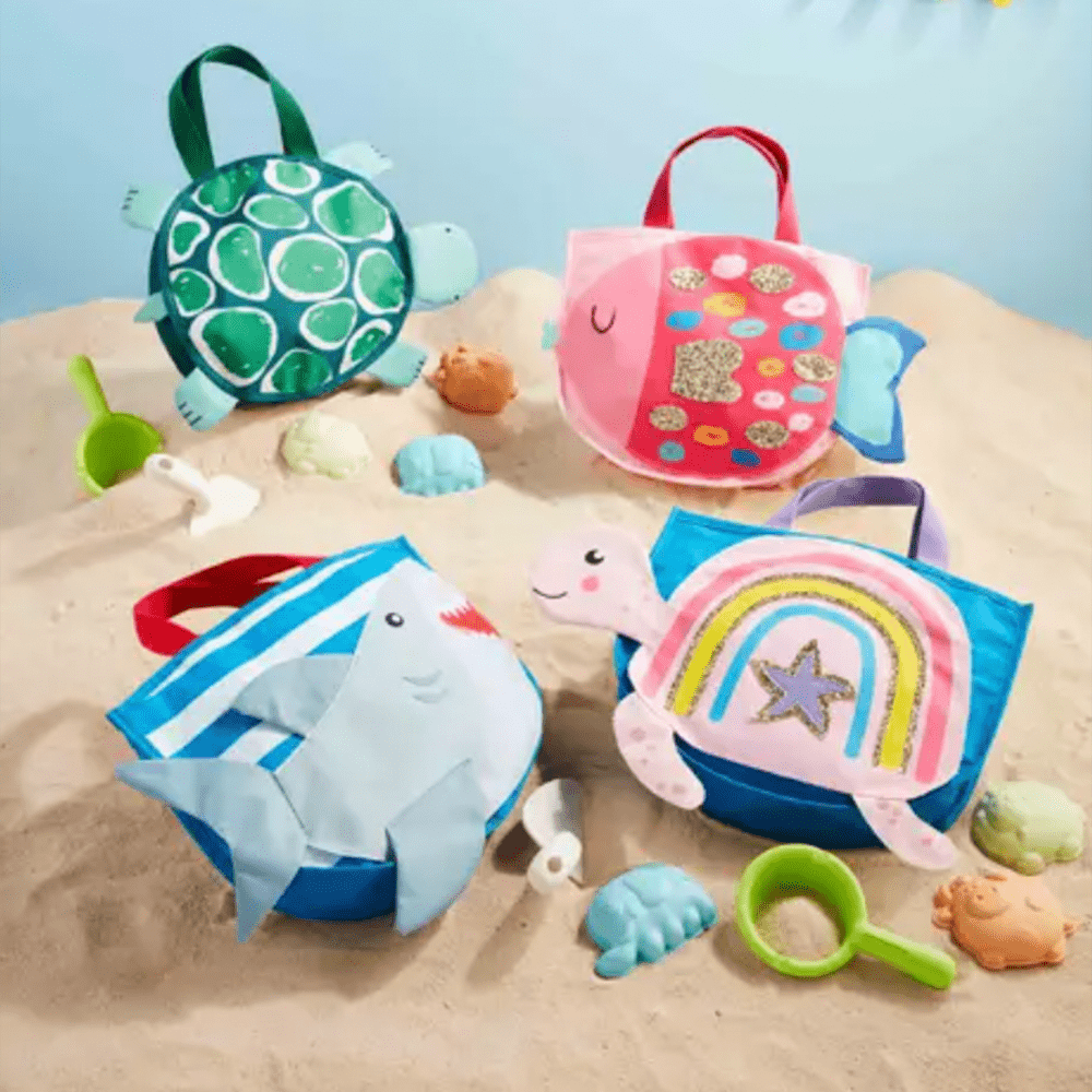 Sand Toy Tote Set - Shark, Shopsweetluluss