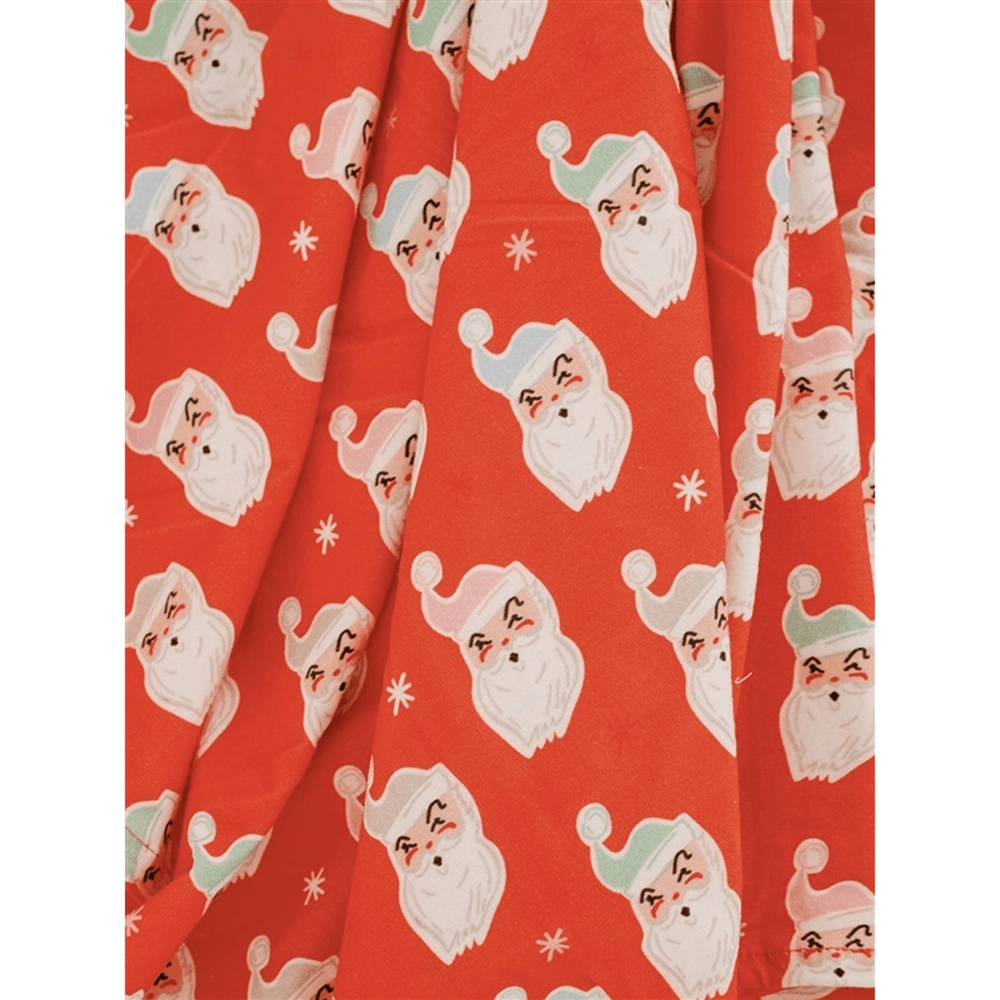 Santa Faces Swaddle Blanket, Shopsweetluluss