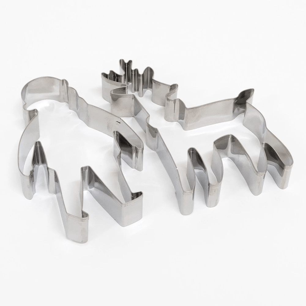 Santa & Reindeer Christmas Cookie Cutters, Shopsweetluluss