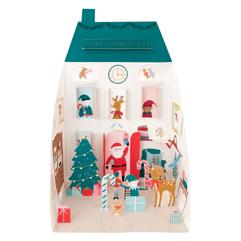 Santa's House Pop Up Advent Calendar, Shopsweetluluss