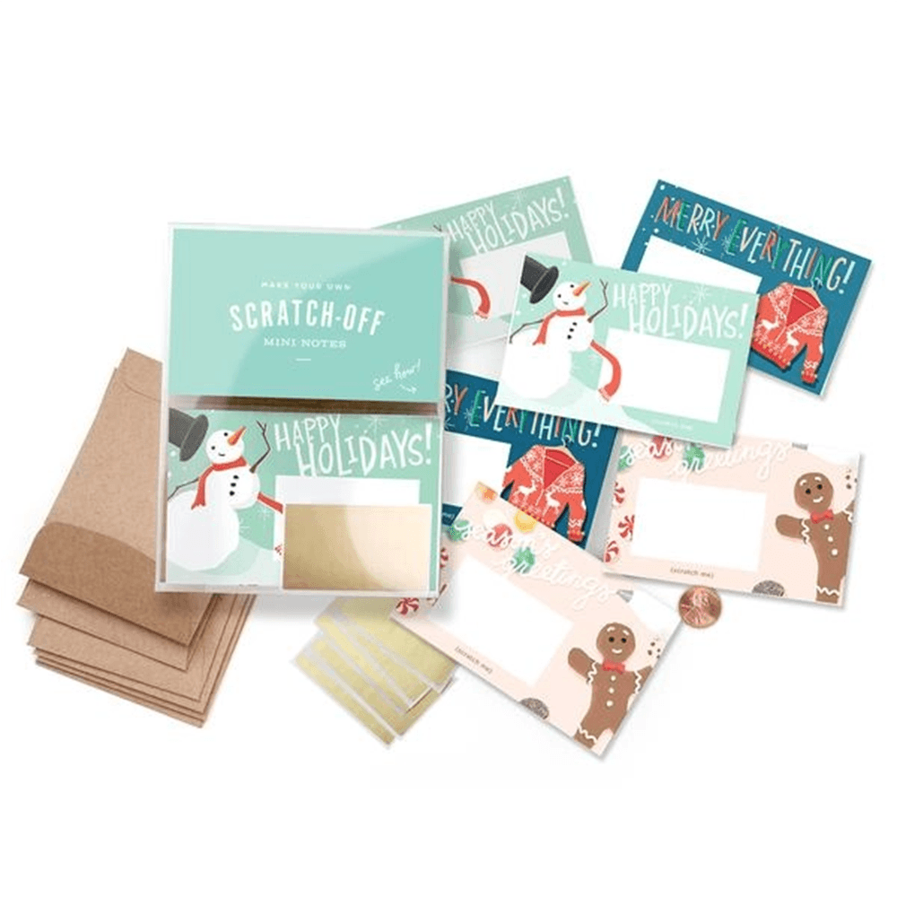 Scratch-off Mini Notes Set - Holiday, Shopsweetluluss
