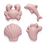 Scrunch Silicone Sand Molds - Dusty Rose, Shopsweetluluss