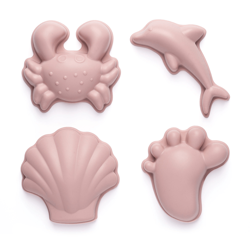 Scrunch Silicone Sand Molds - Dusty Rose, Shopsweetluluss
