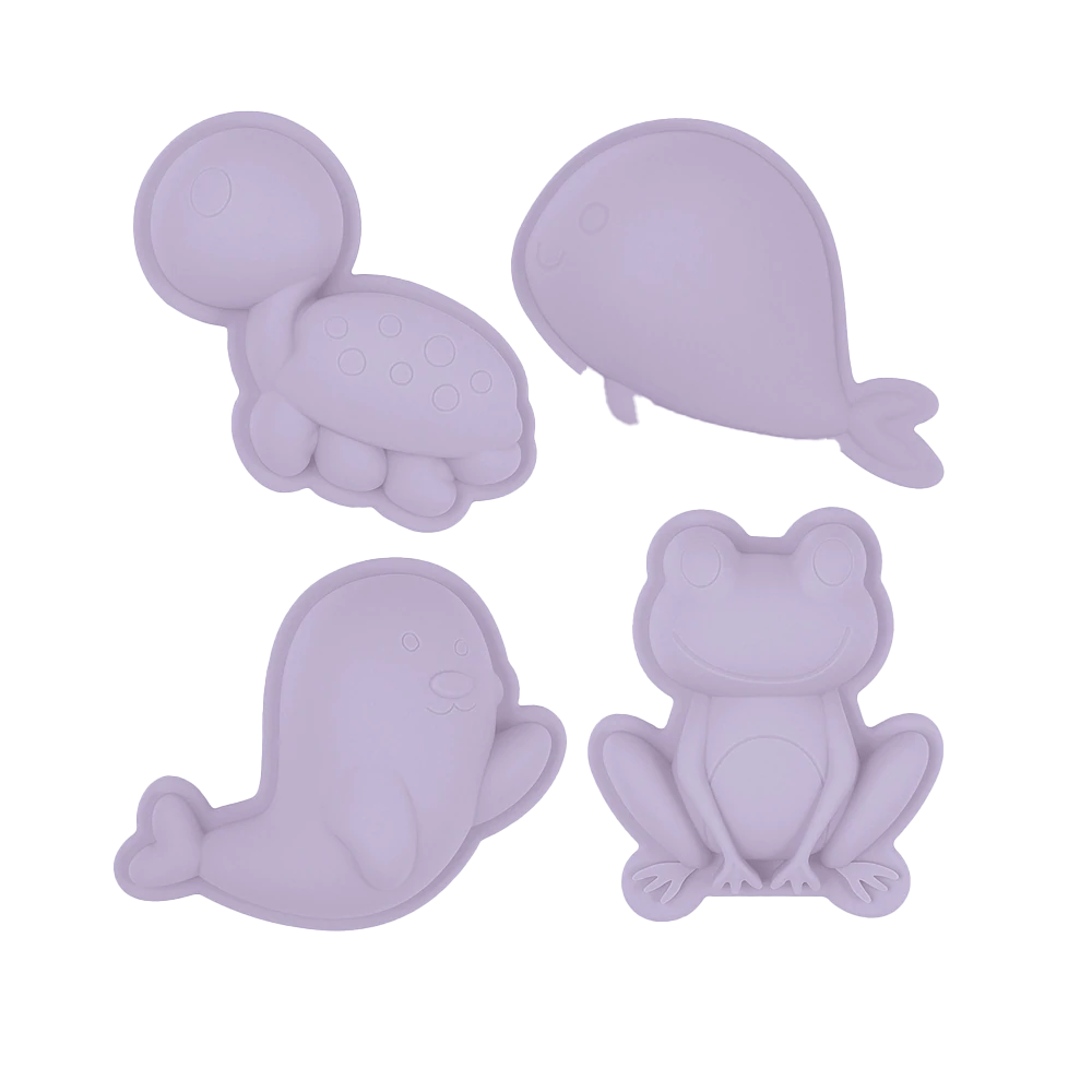Scrunch Silicone Sand Molds - Light Purple, Shopsweetluluss