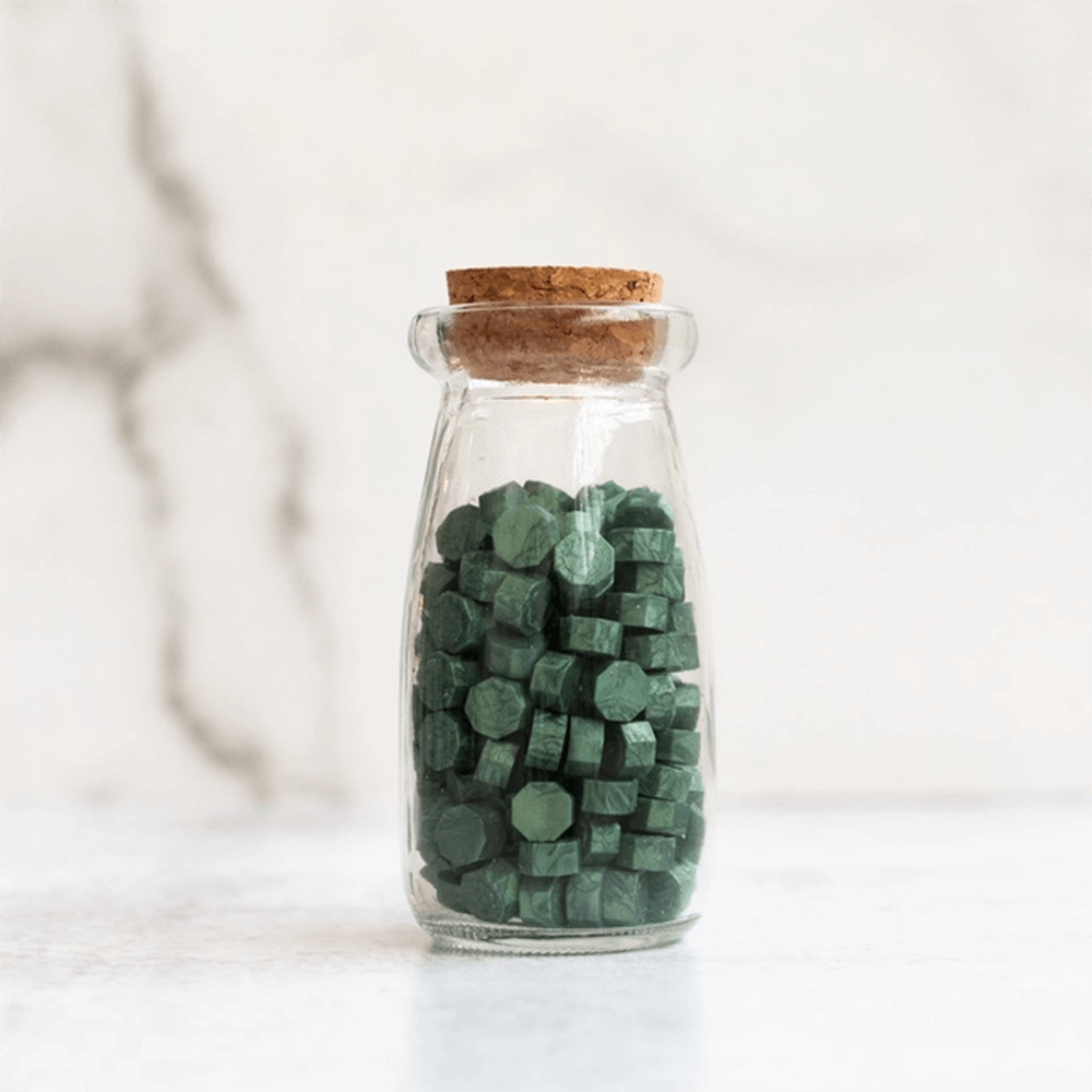 Sealing Wax Beads - Spruce Green, Shopsweetluluss