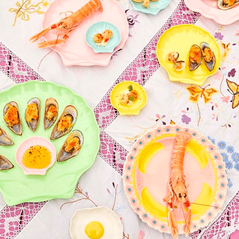 Seashell Medium Serving Dish  - Yellow, Shopsweetluluss