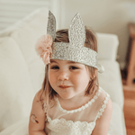 Sequin Bunny Crown - Silver, Shopsweetluluss, Shopsweetluluss