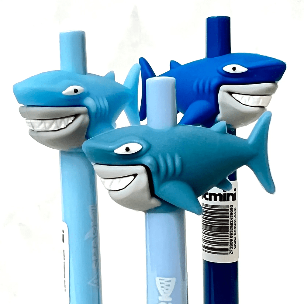 Shark Retractable Gel Pen, Shopsweetluluss