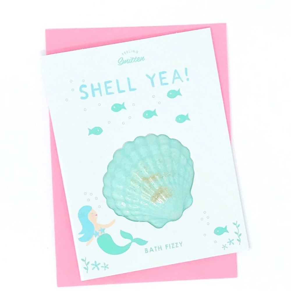 Shell Bath Bomb Card, Shopsweetluluss