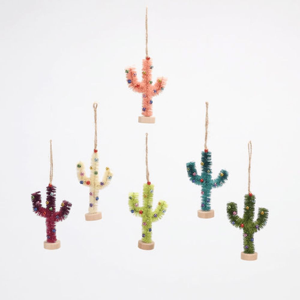 Sisal Cactus Ornament - 6 Color Options, Shopsweetluluss