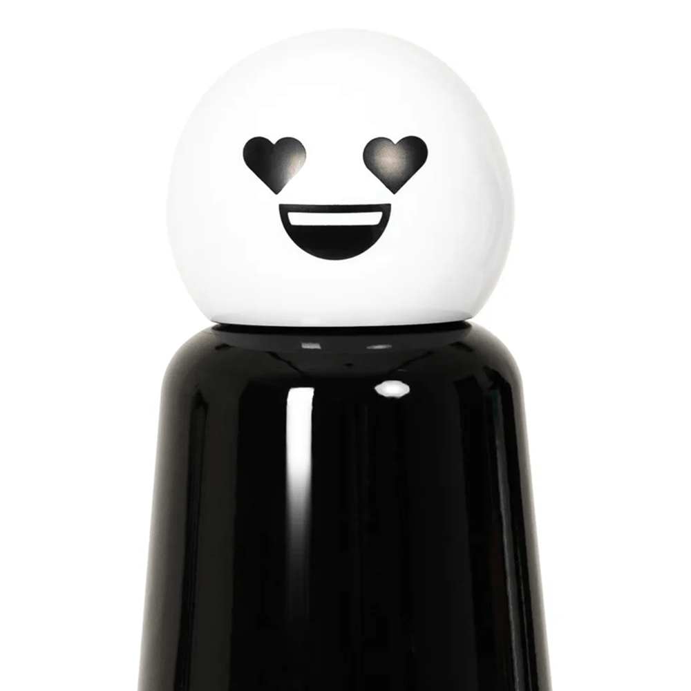 Skittle Water Bottle Lid - White Heart Face, Shopsweetluluss