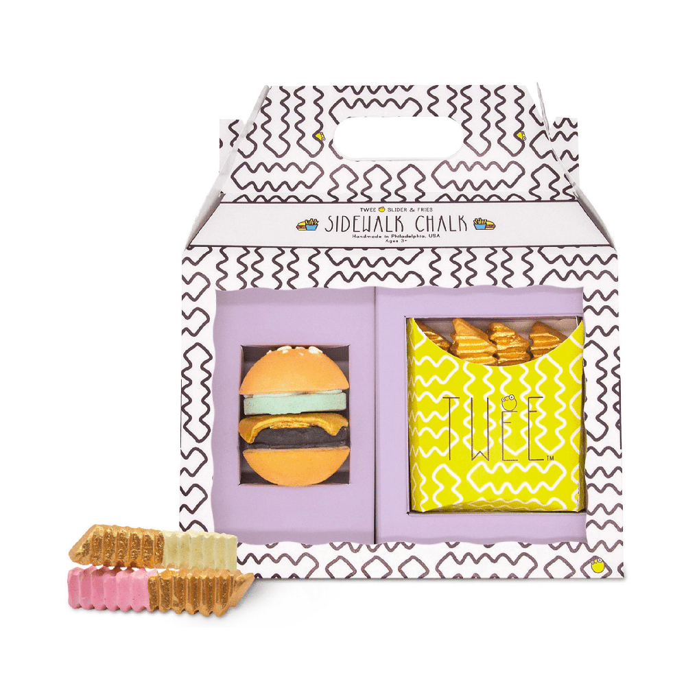 Slider & Fries Sidewalk Chalk Set, Shopsweetluluss