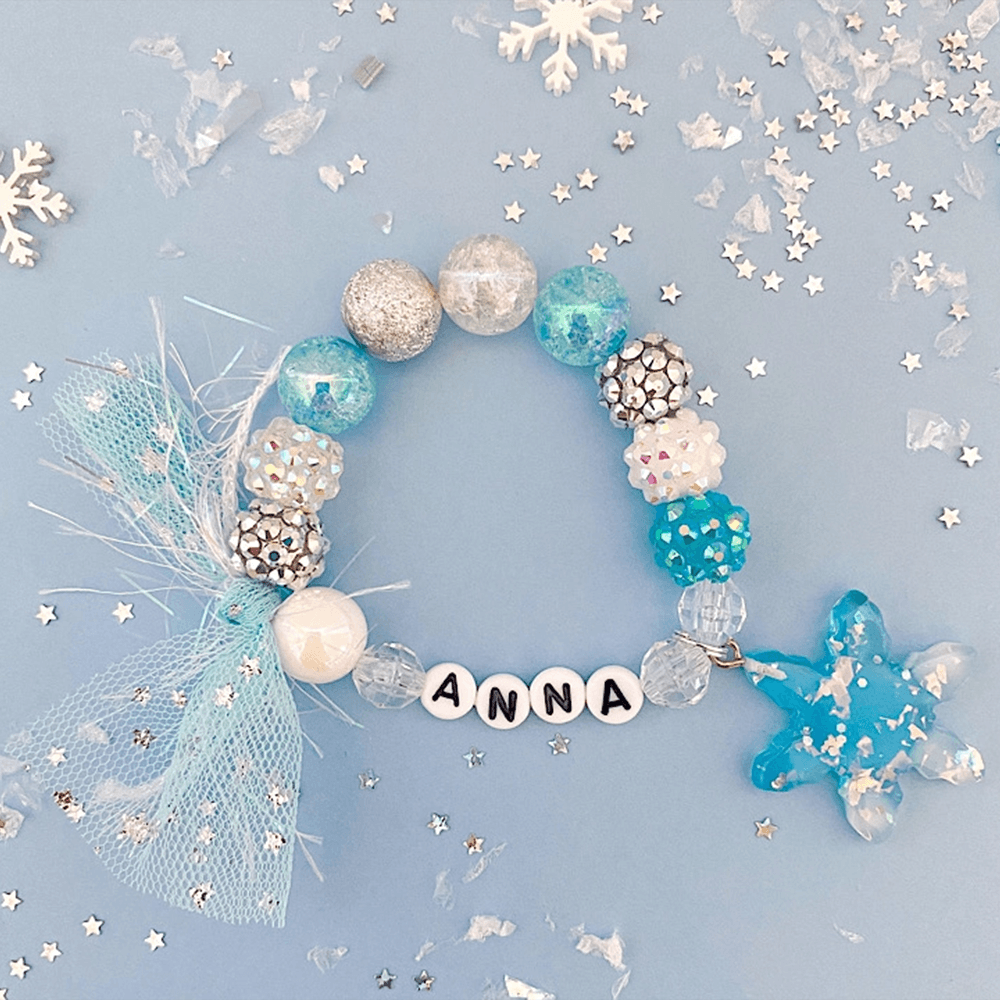 Snowflake Charm Bracelet - 3 Size Options, Shopsweetluluss