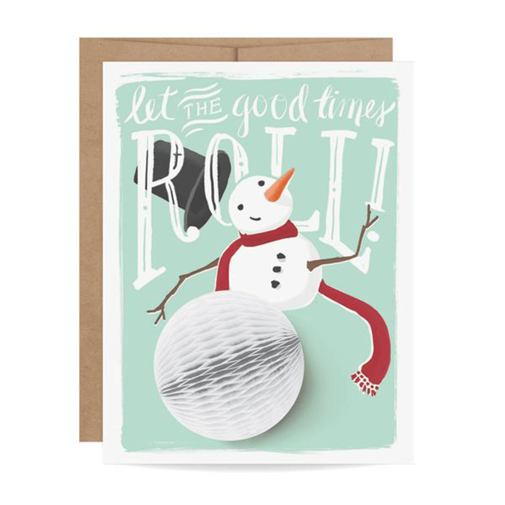 Snowman Pop-up Card, Shopsweetluluss