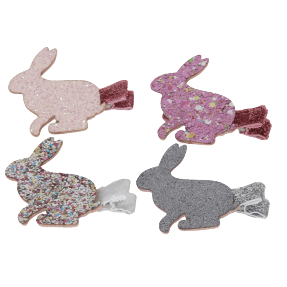 Sparkle Bunny Hair Clip - 4 Color Options, Shopsweetluluss