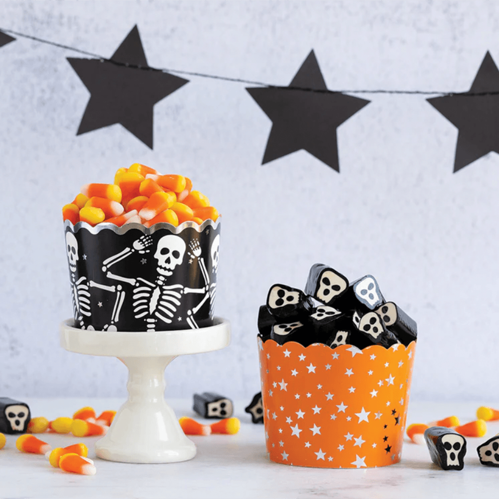 Spooky Skeleton Baking Cups, Shopsweetluluss