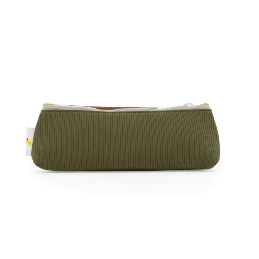 Sticky Lemon duo tone pencil case | sprinkles cantaloupe + moss green, Shopsweetluluss