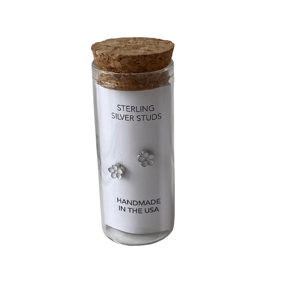 Stud Earrings in a Bottle - Daisy, Shopsweetluluss