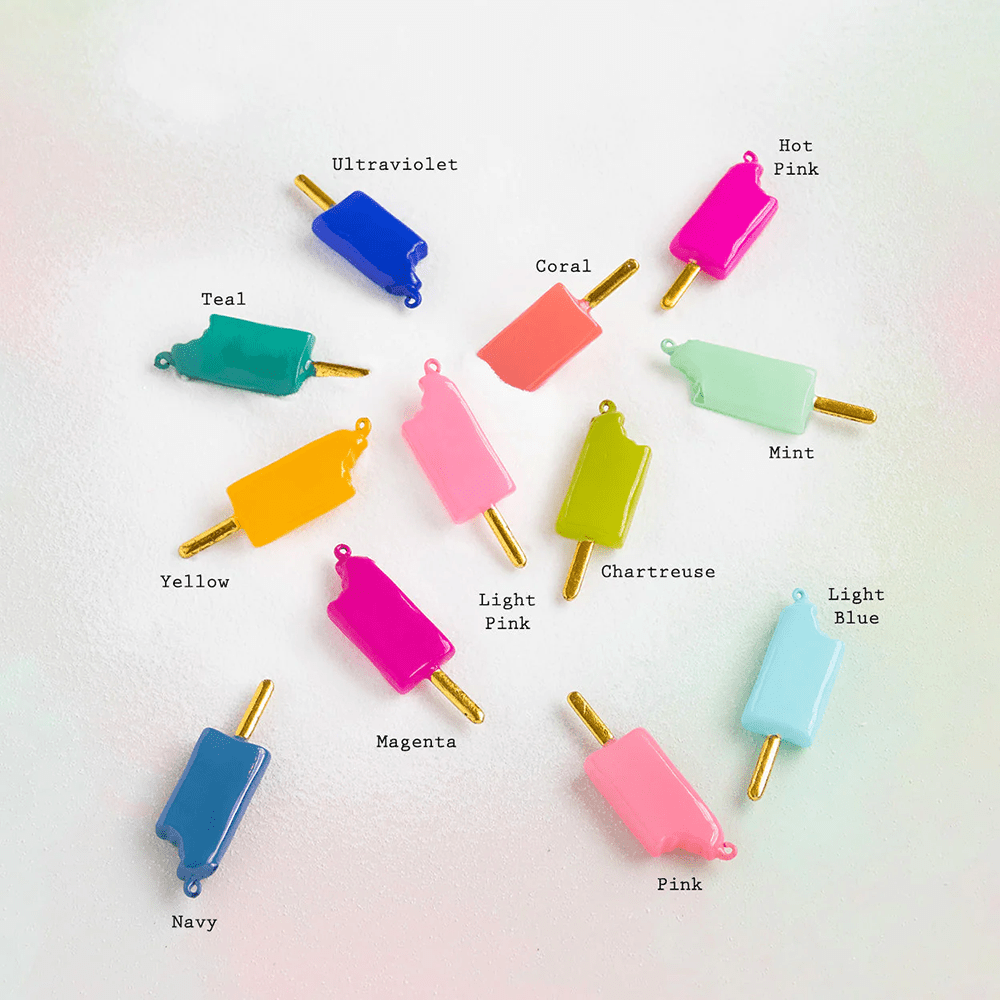 Sugar Plum Popsicle Ornament - 12 Color Options, Shopsweetluluss