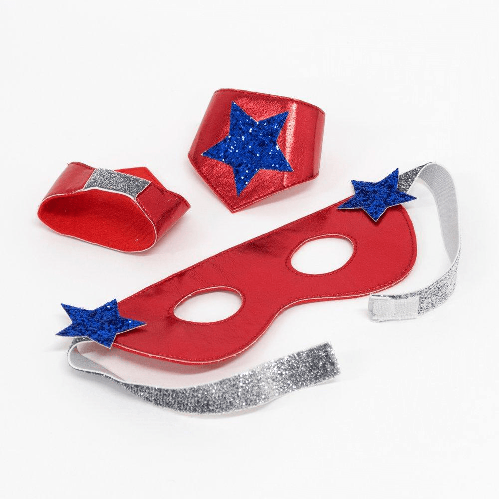Superhero Dress Up Kit, Blue, Shopsweetluluss