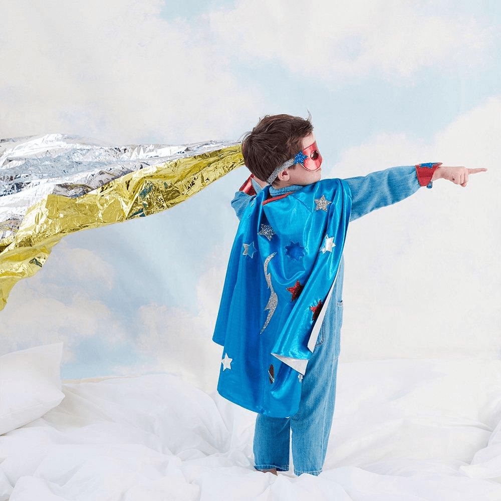 Superhero Dress Up Kit, Blue, Shopsweetluluss