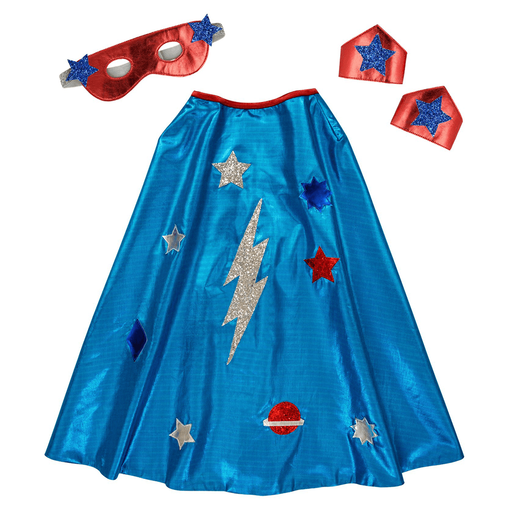 Superhero Dress Up Kit, Blue, Shopsweetluluss